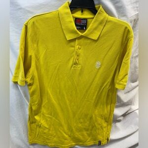 South Pole Yellow Polo pullover Shirt men sz L